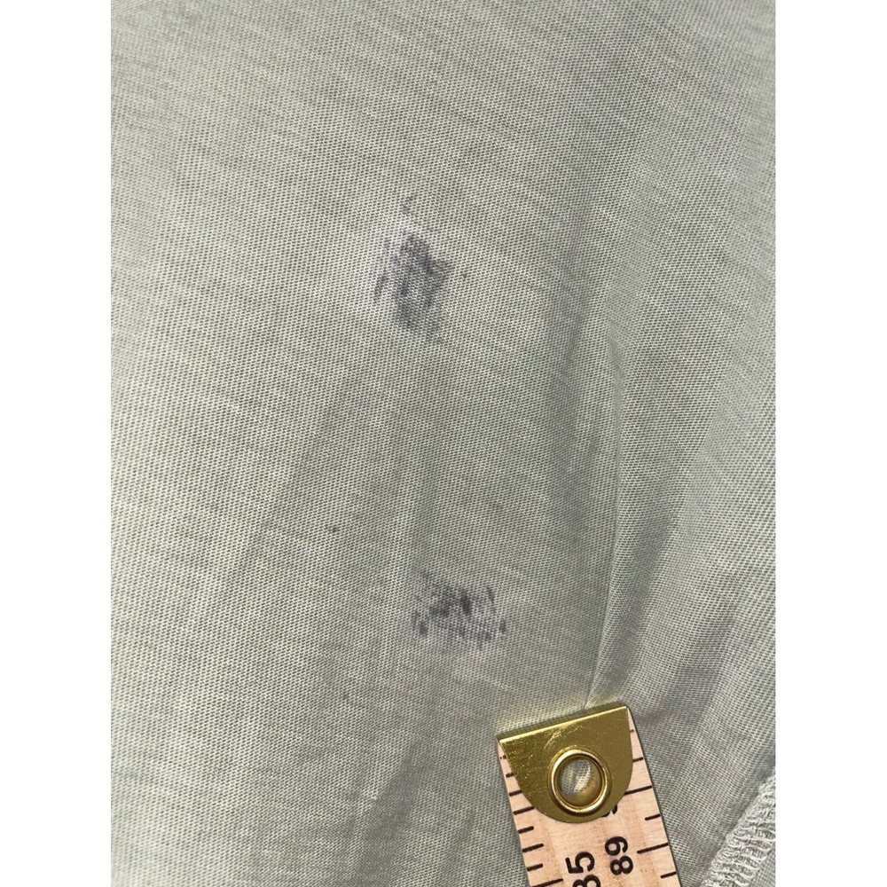 Stussy Mens Embroidered Logo Inside Out Seam T-Shirt Sage Green Large 1140283 - Picture 8 of 8